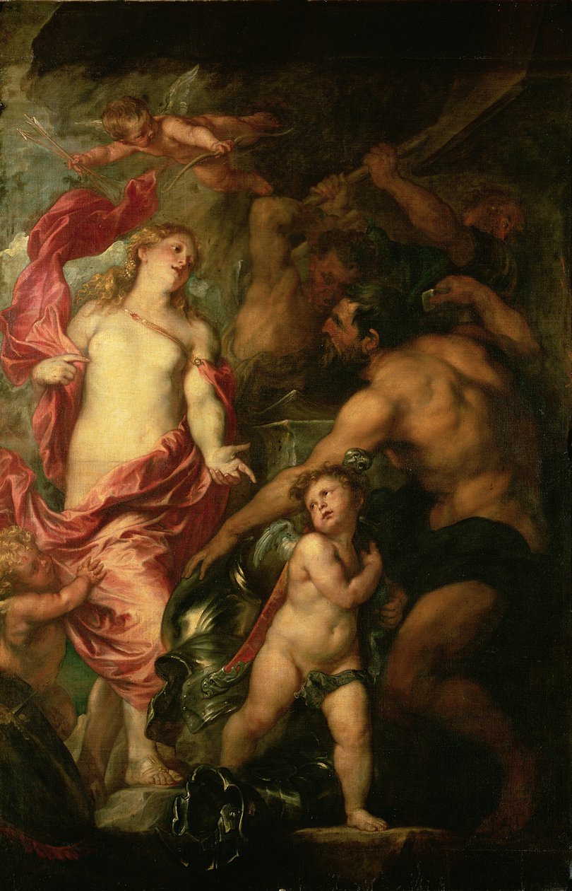 Venus bittet Vulkan um die Rüstung des Aeneas von Anthony van Dyck