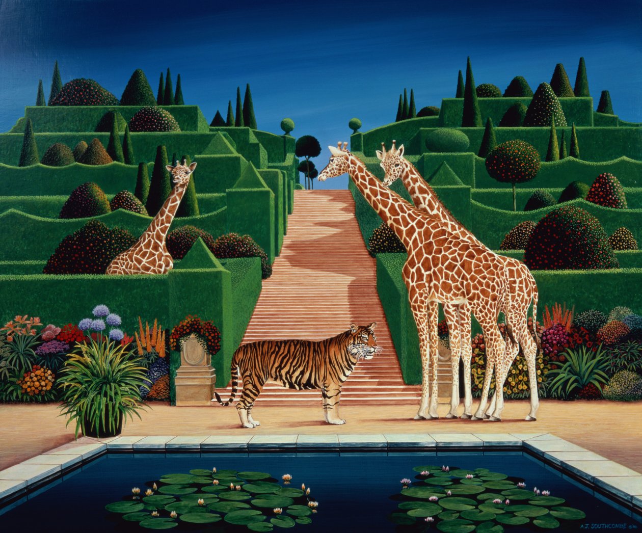 Tiergarten, 1980 von Anthony Southcombe