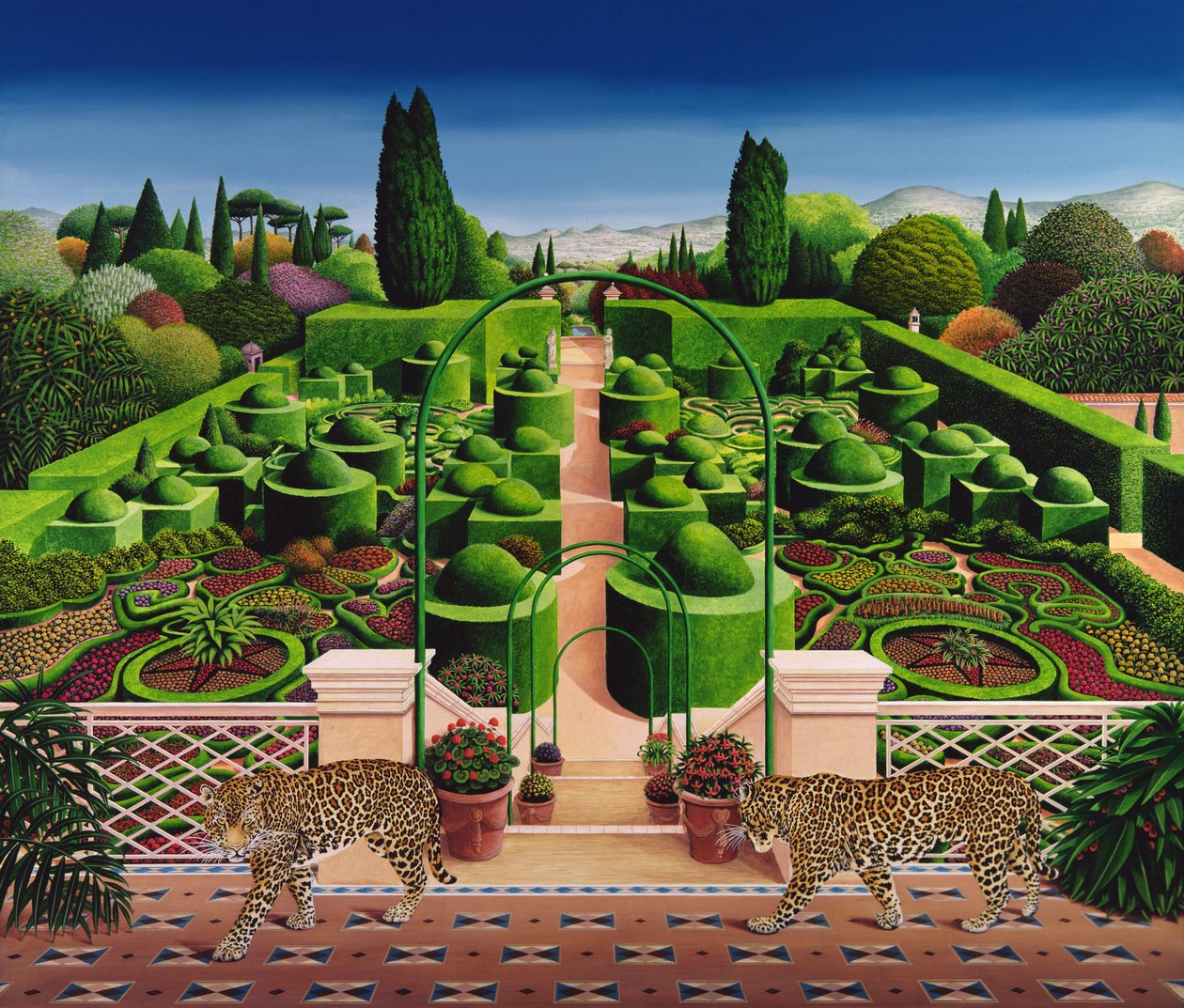Italienischer Garten von Anthony Southcombe