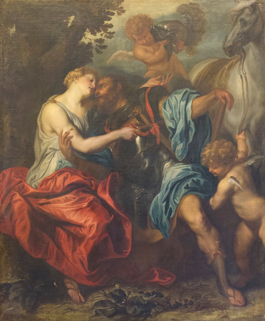 Mars und Venus von Anthony van (school of) Dyck
