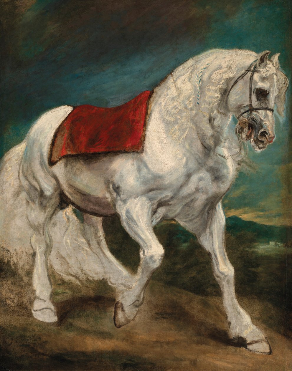 Ein andalusisches Pferd von Anthony van Dyck