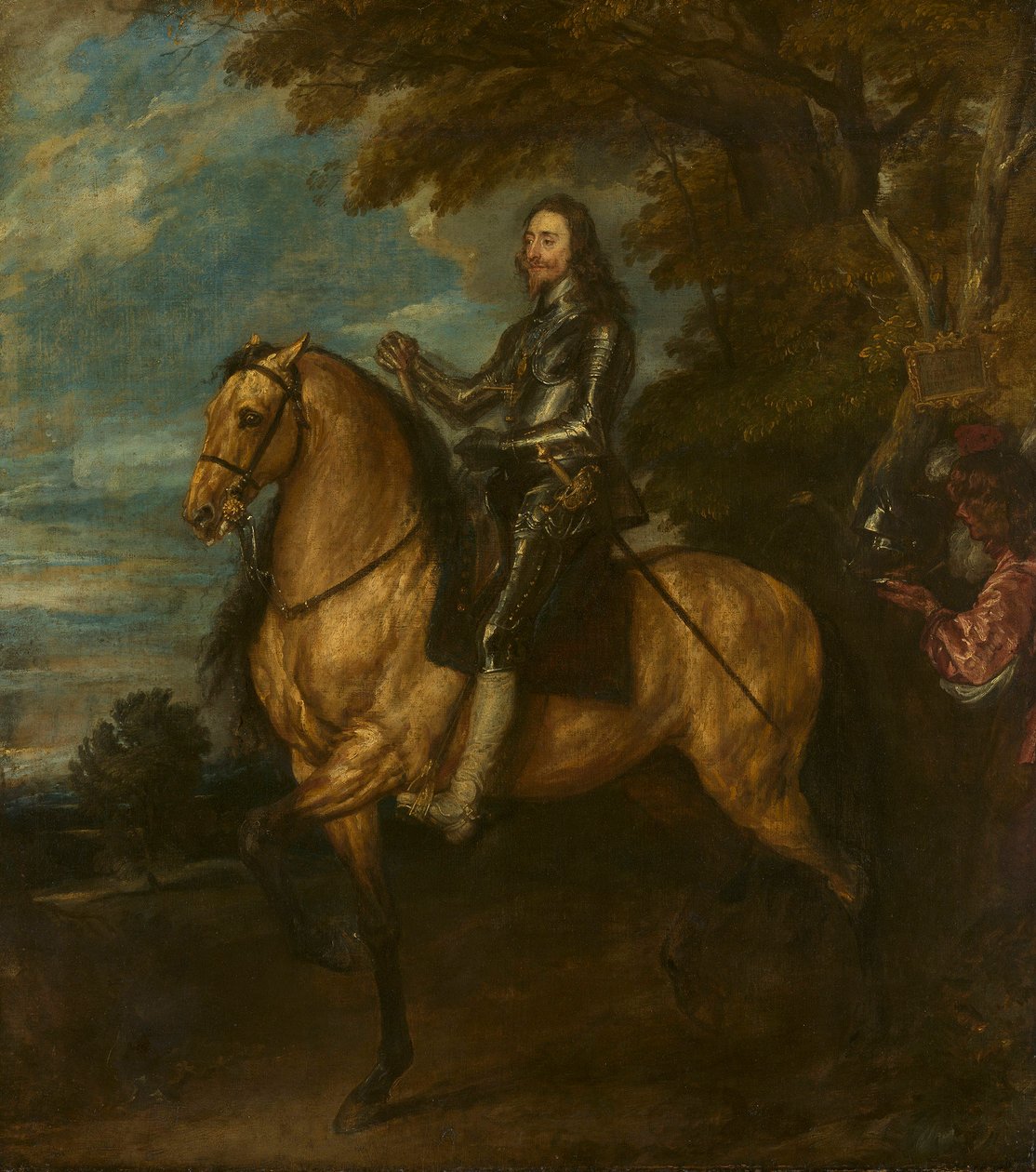 Karl I. (1600-49) zu Pferd von Anthony van Dyck