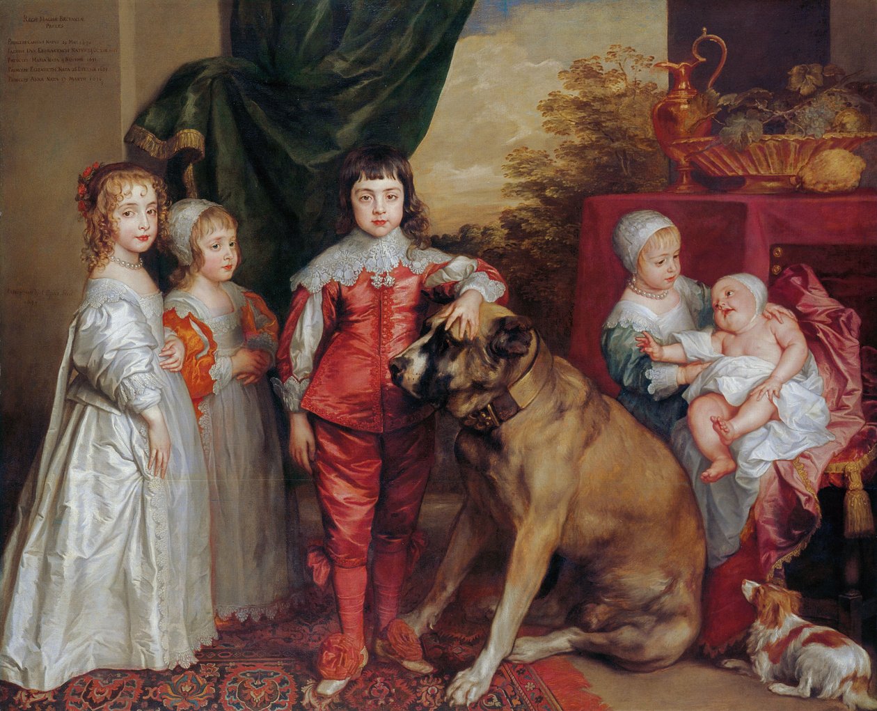 Die fünf ältesten Kinder von Karl I. von Anthony van Dyck