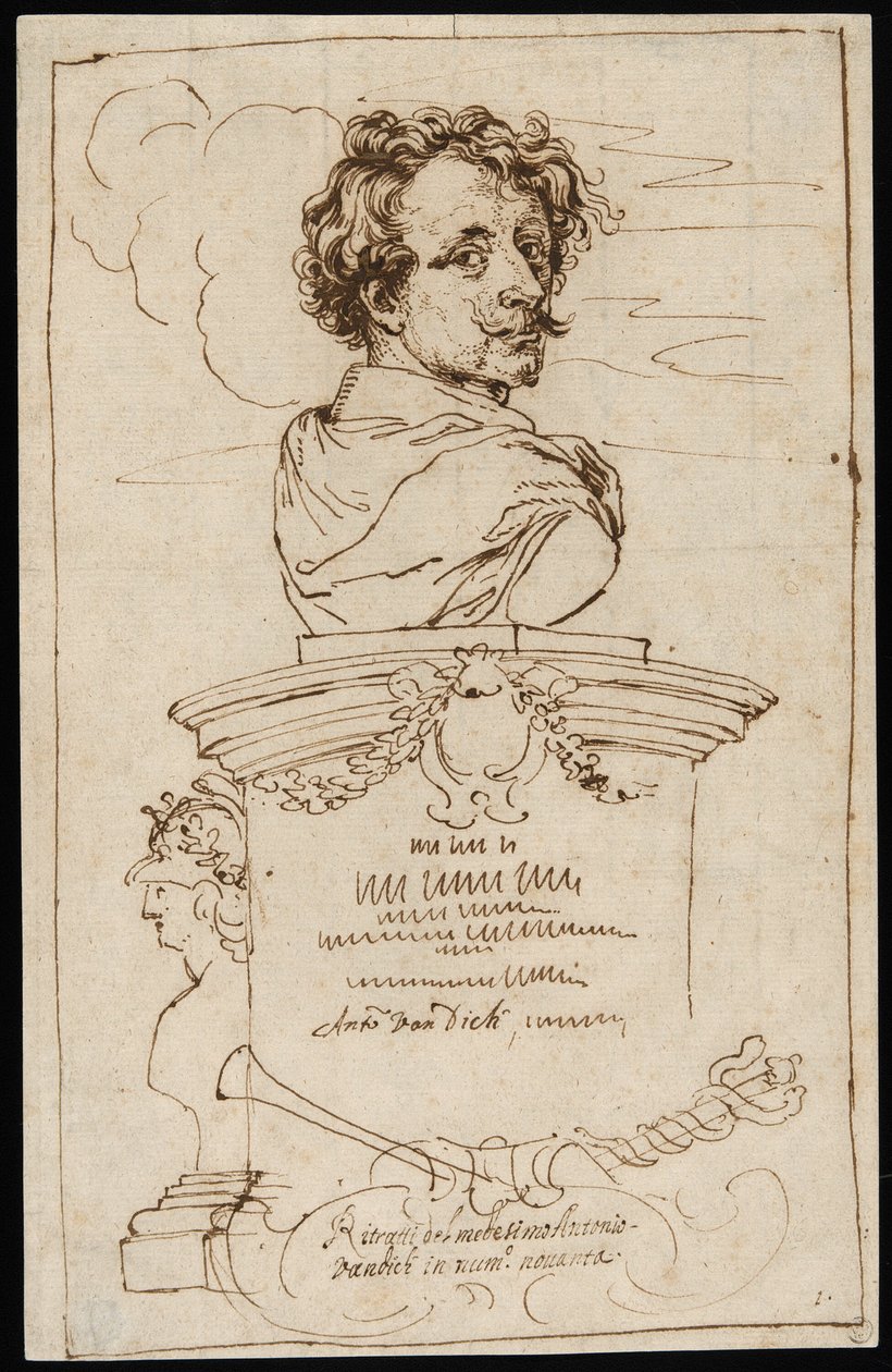 Frontispiz aus der "Ikonographie" von Anthony van Dyck