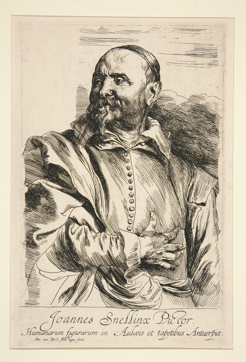 Porträt von Jan Snellinx von Anthony van Dyck