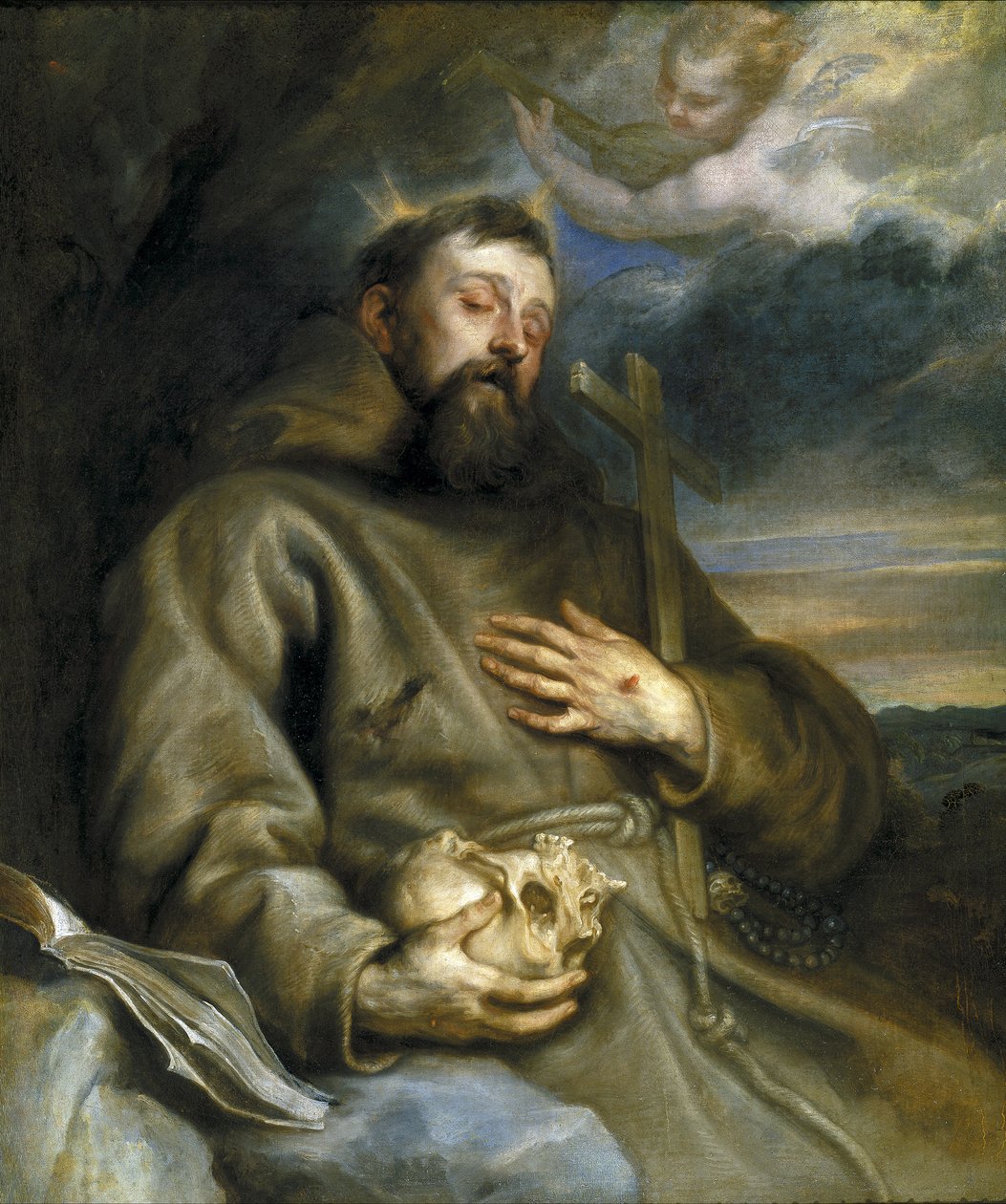 Der heilige Franz von Assisi in Ekstase von Anthony van Dyck
