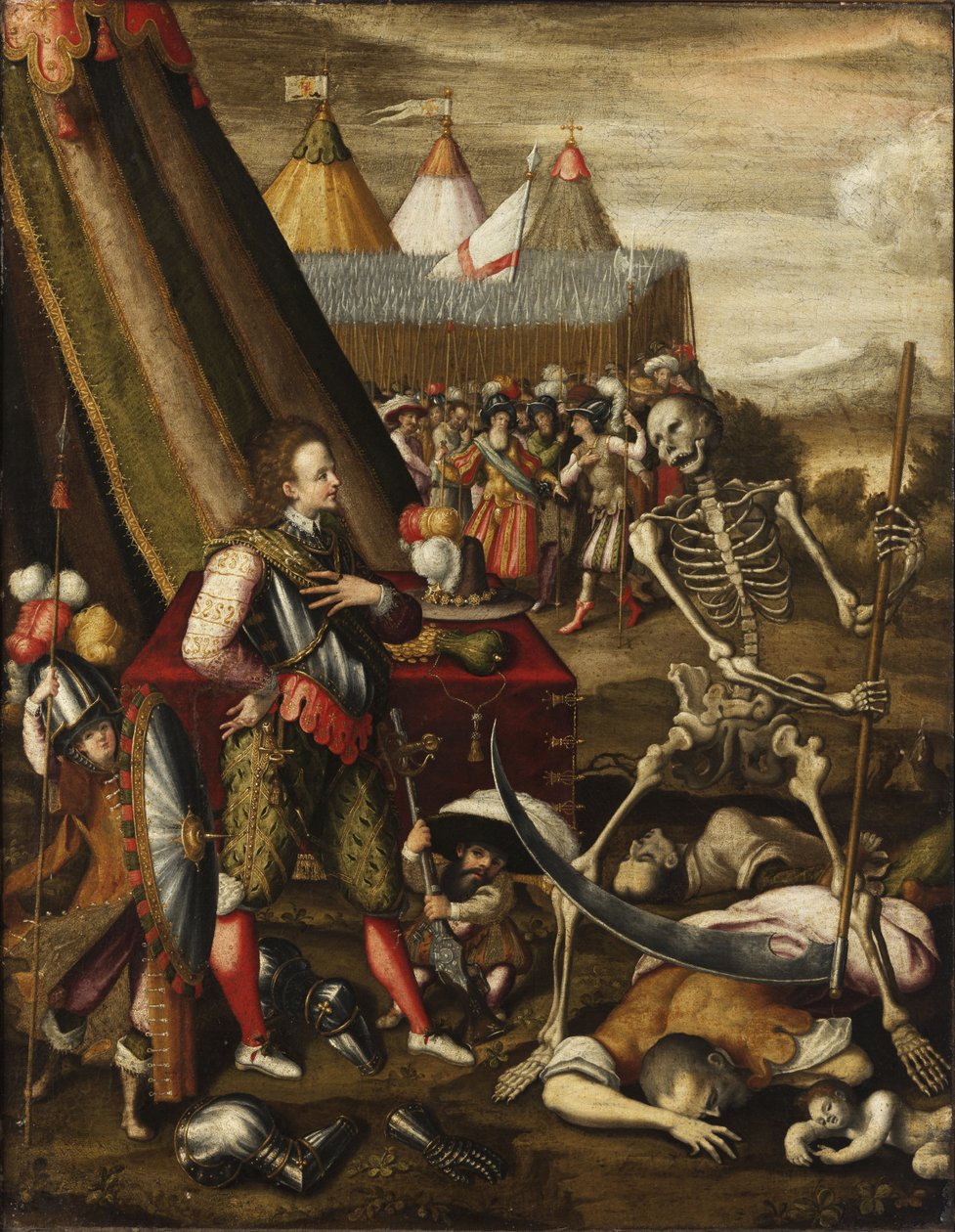 Allegorie des Krieges von Antoine Caron