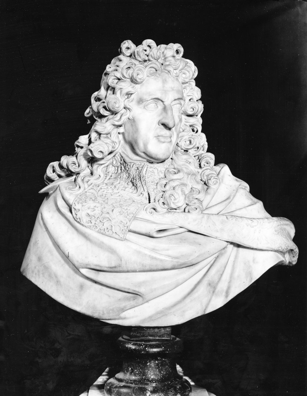 Büste von Andre Le Notre (1613-1700), nach 1700 (Marmor) von Antoine Coysevox