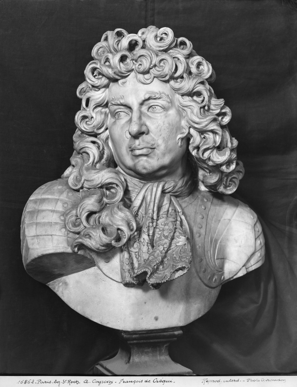 Büste von Francois de Crequy, ca. 1690 von Antoine Coysevox