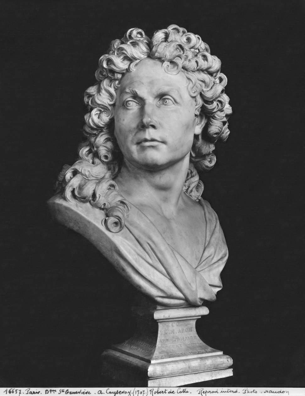 Büste von Robert de Cotte, 1707 von Antoine Coysevox
