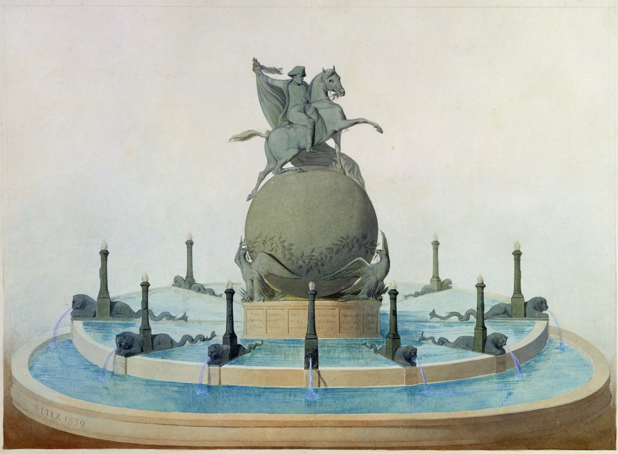 Projekt für das Denkmal zu Ehren Napoleons von Antoine Etex