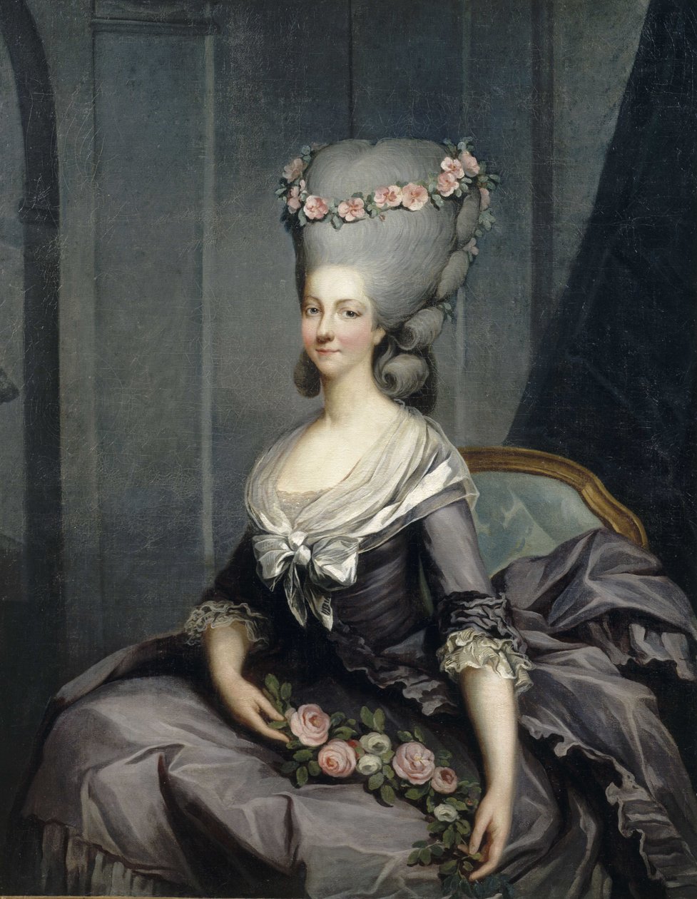 Porträt von Marie Louise Thérèse de Savoie, Prinzessin de Lamballe (1749-1792) von Antoine François Callet