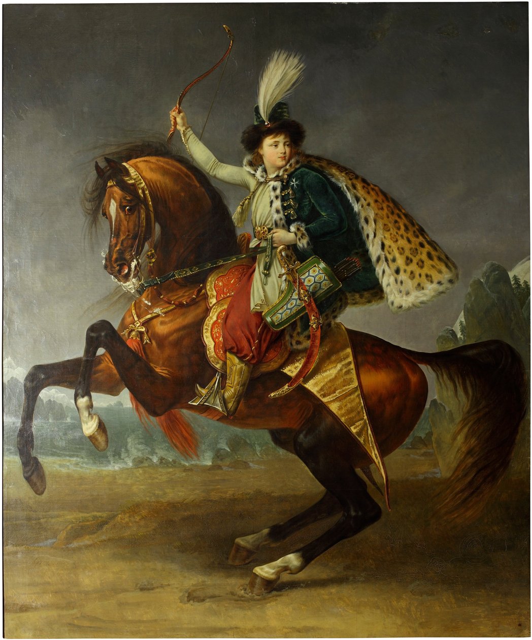 Reiterporträt von Prinz Boris Jussupow von Antoine Jean Gros
