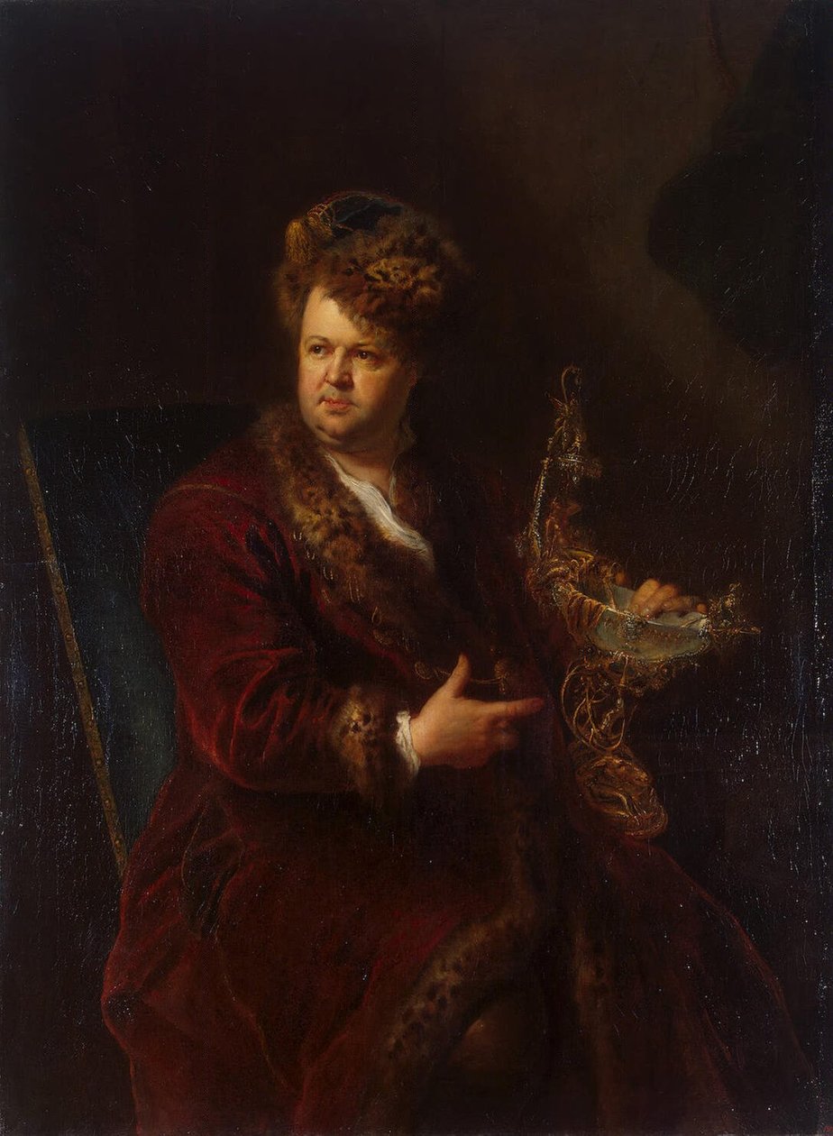 Porträt des Johann Melchior Dinglinger von Antoine Pesne