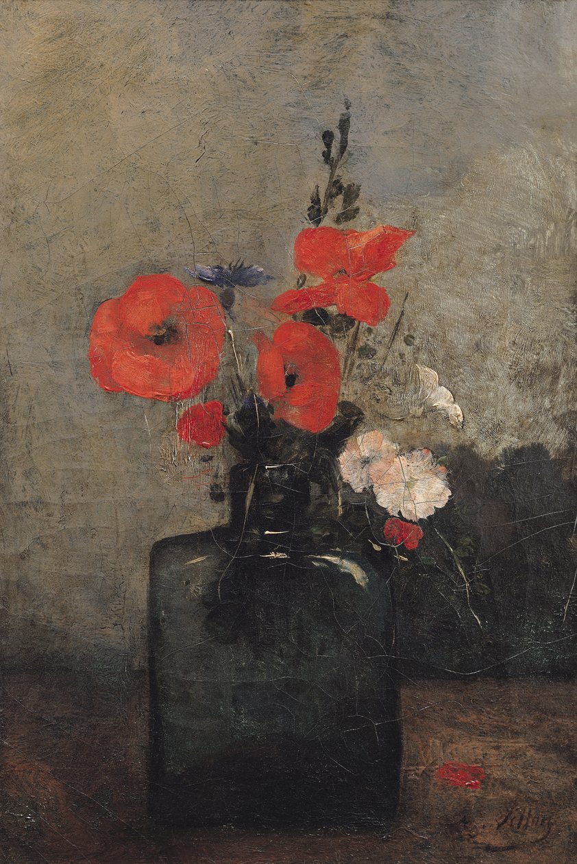 Blumen, 1857 von Antoine Vollon