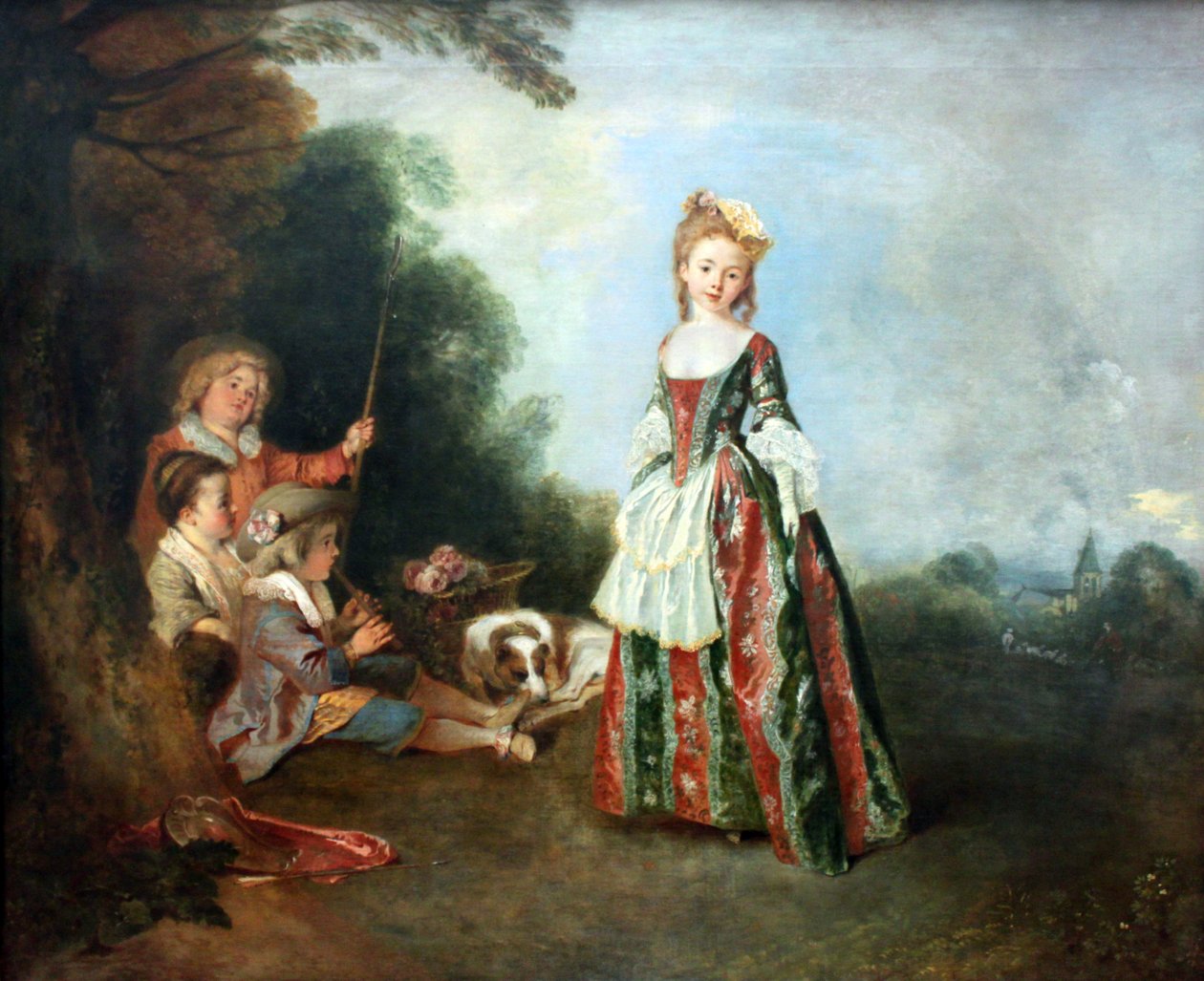 Der Tanz von Jean Antoine Watteau
