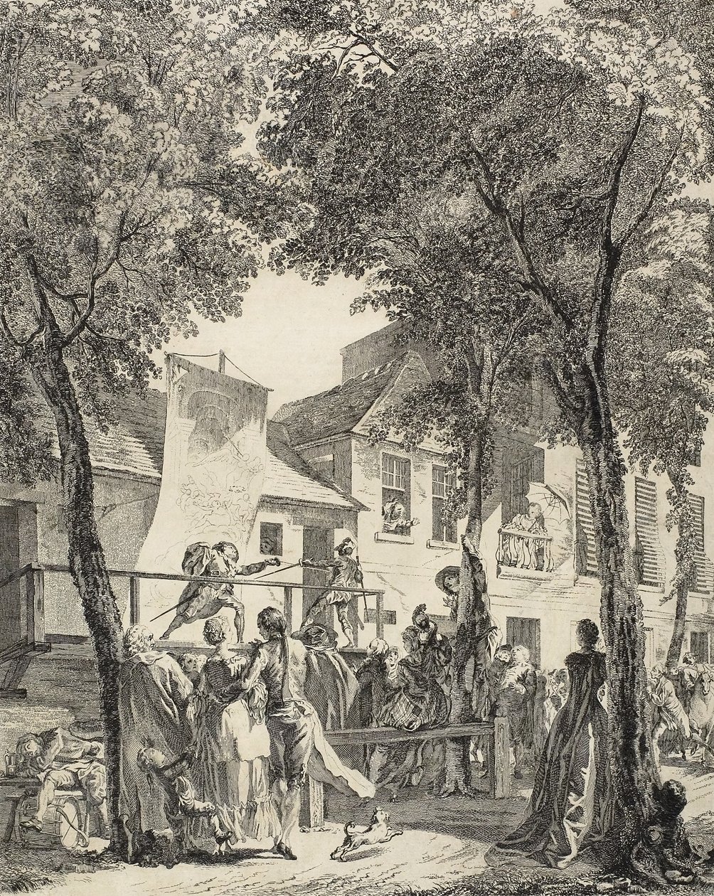 Die Parade auf dem Boulevard von Antoine Jean Duclos