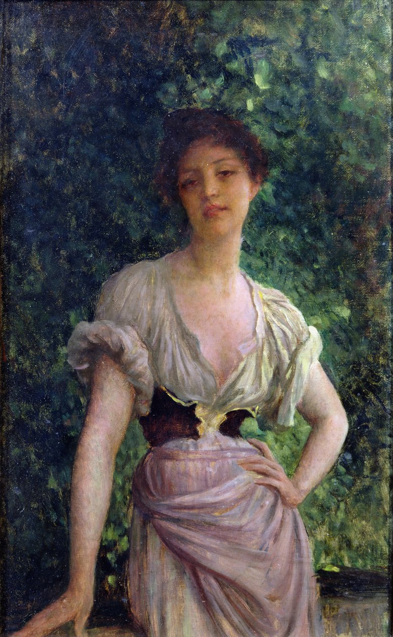 Die Wäscherin von Antoine Auguste Ernest Herbert or Hebert