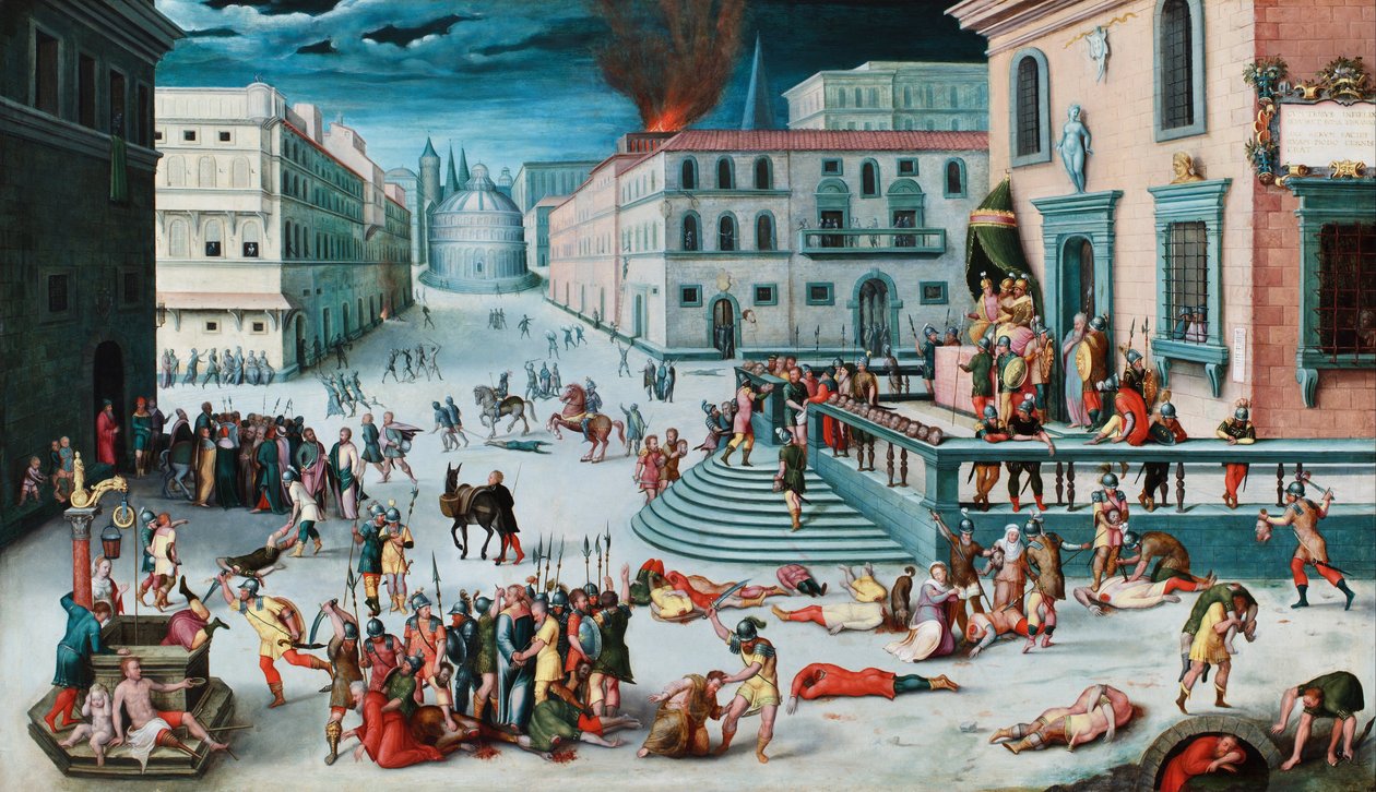 Das Massaker des Triumvirats von Antoine Caron