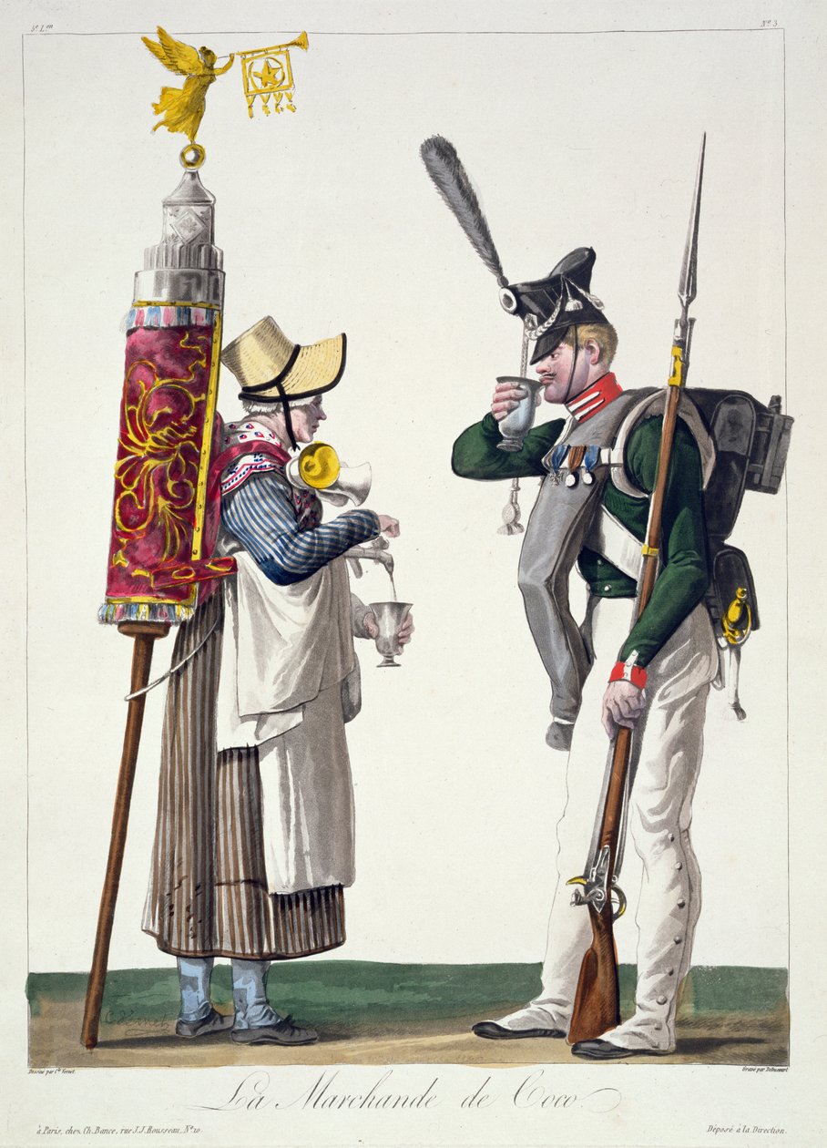 Der Kakaoverkäufer von Antoine Charles Horace Vernet