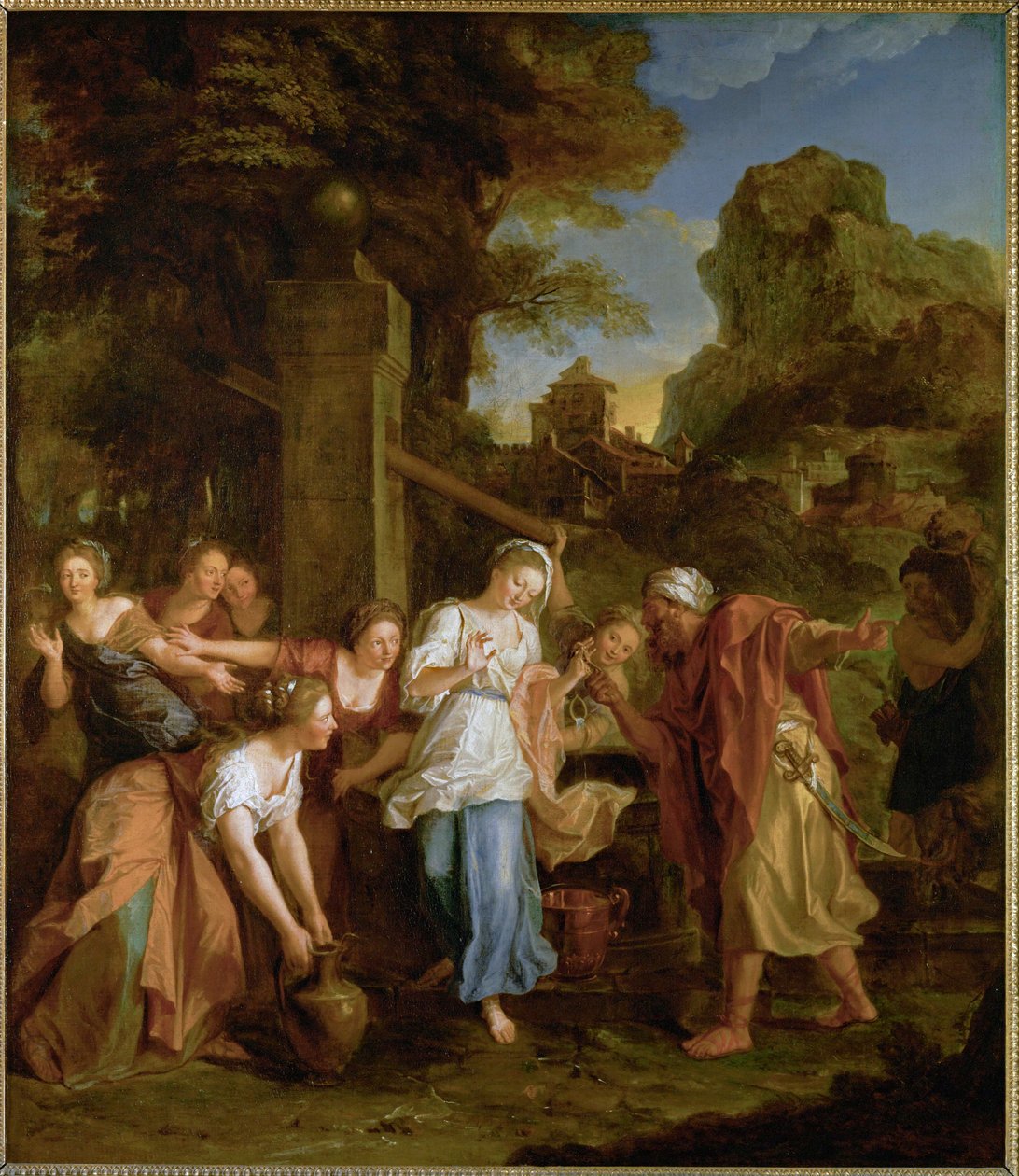 Eliezer und Rebekka von Antoine Coypel