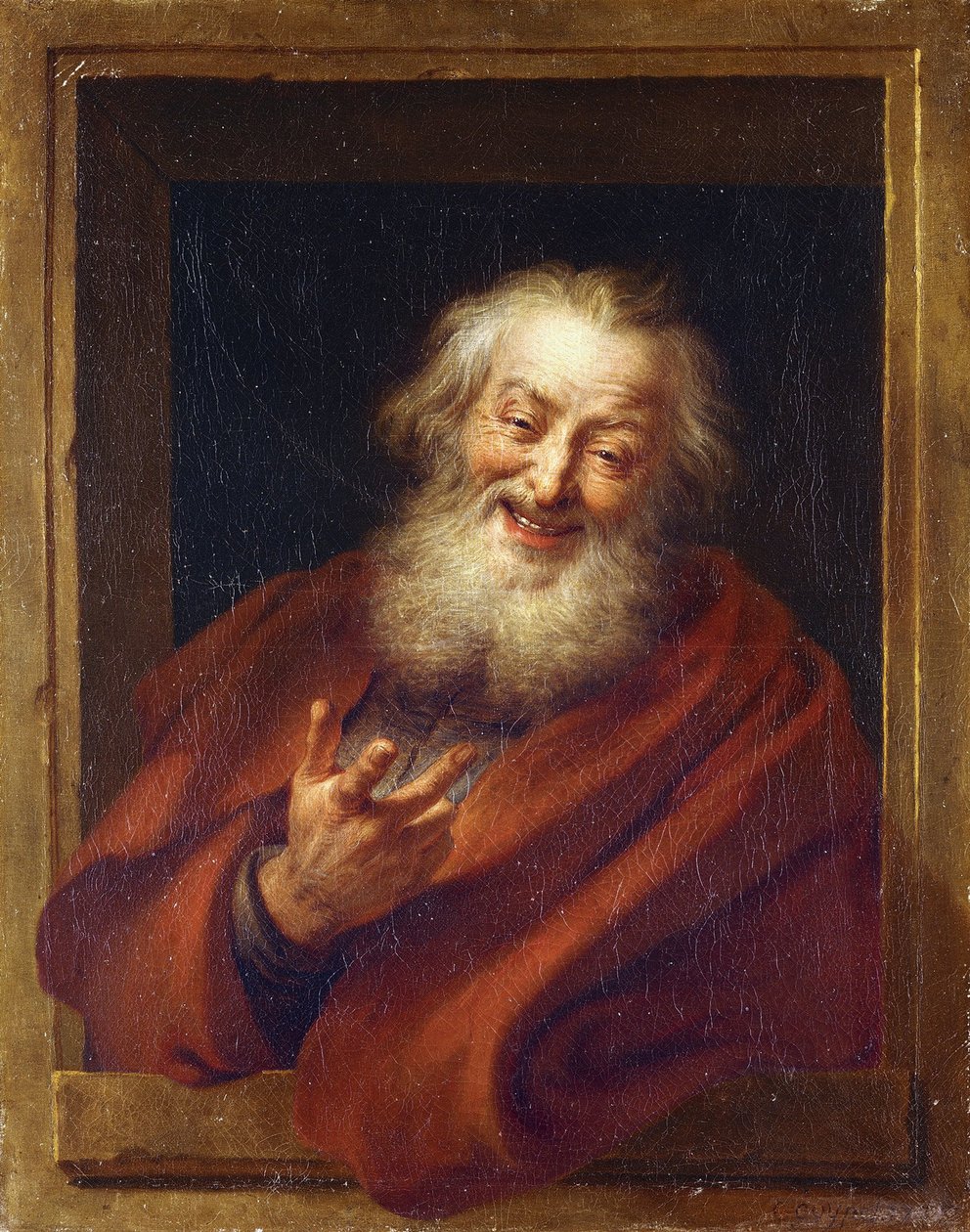 Der fröhliche Demokrit, 18. Jahrhundert von Antoine Coypel