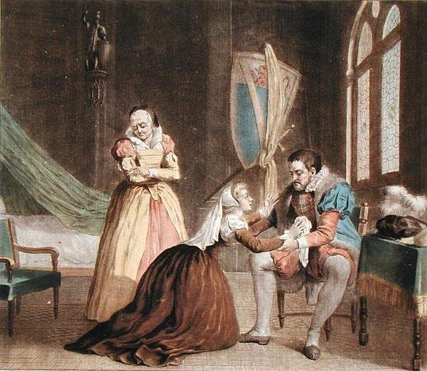 Die Enthaltsamkeit von Bayard von Antoine Louis Francois (after) Sergent Marceau