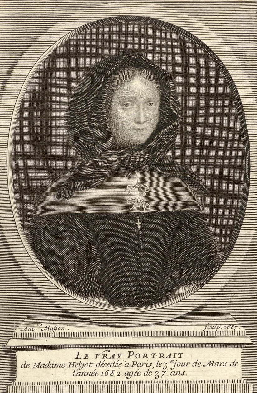 Porträt von Marie Helyot von Antoine Masson