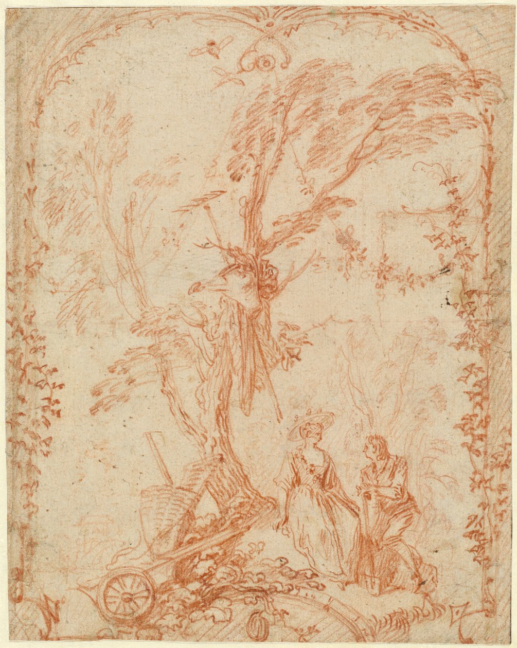 Der galante Gärtner von Antoine Watteau