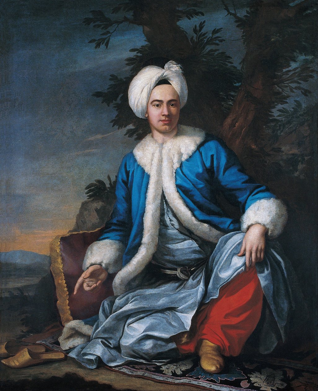 Ein Europäer in türkischer Tracht von Antoine de Favray
