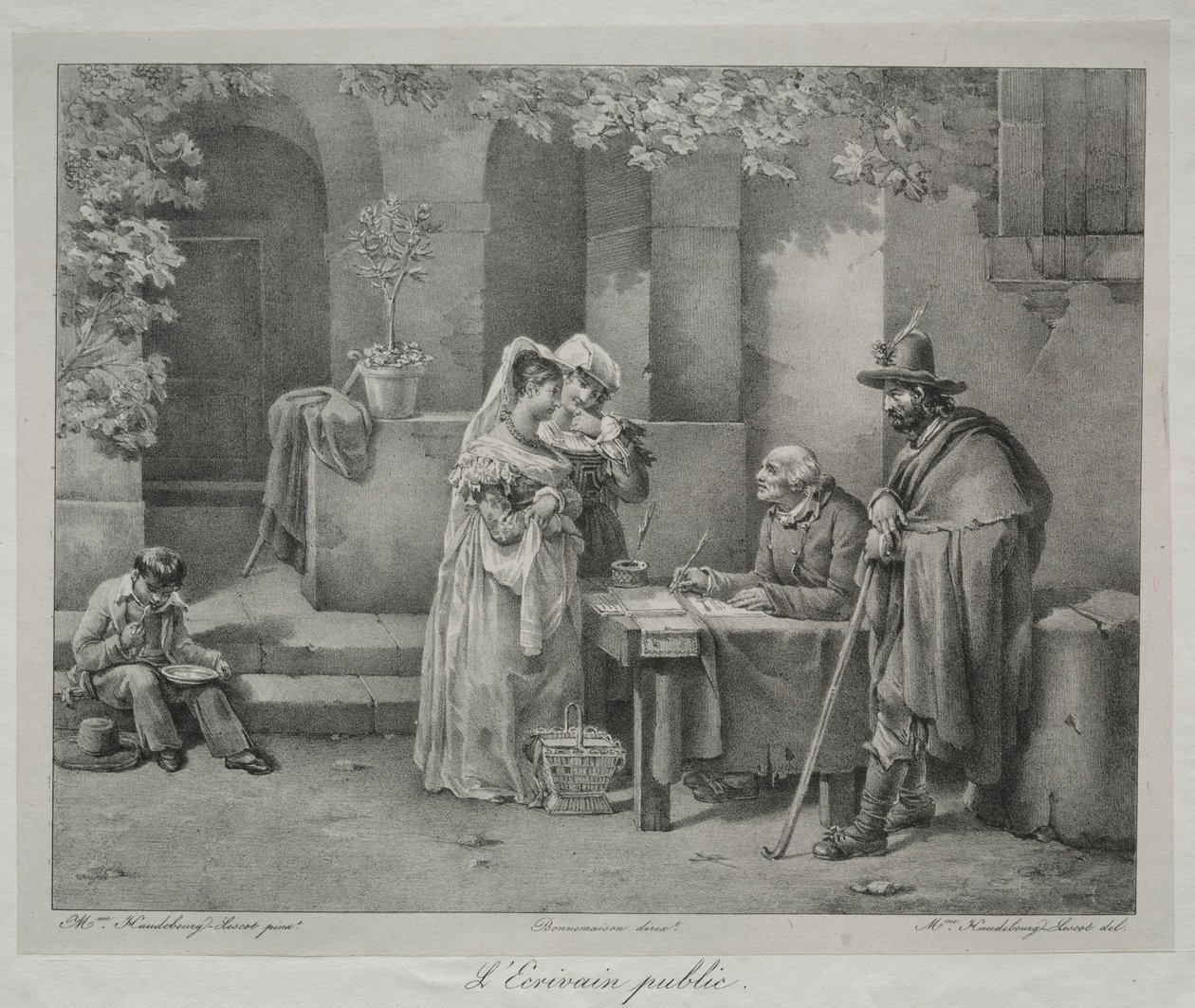 Der öffentliche Schreiber von Antoinette Cecile Hortense Lescot Haudebourt