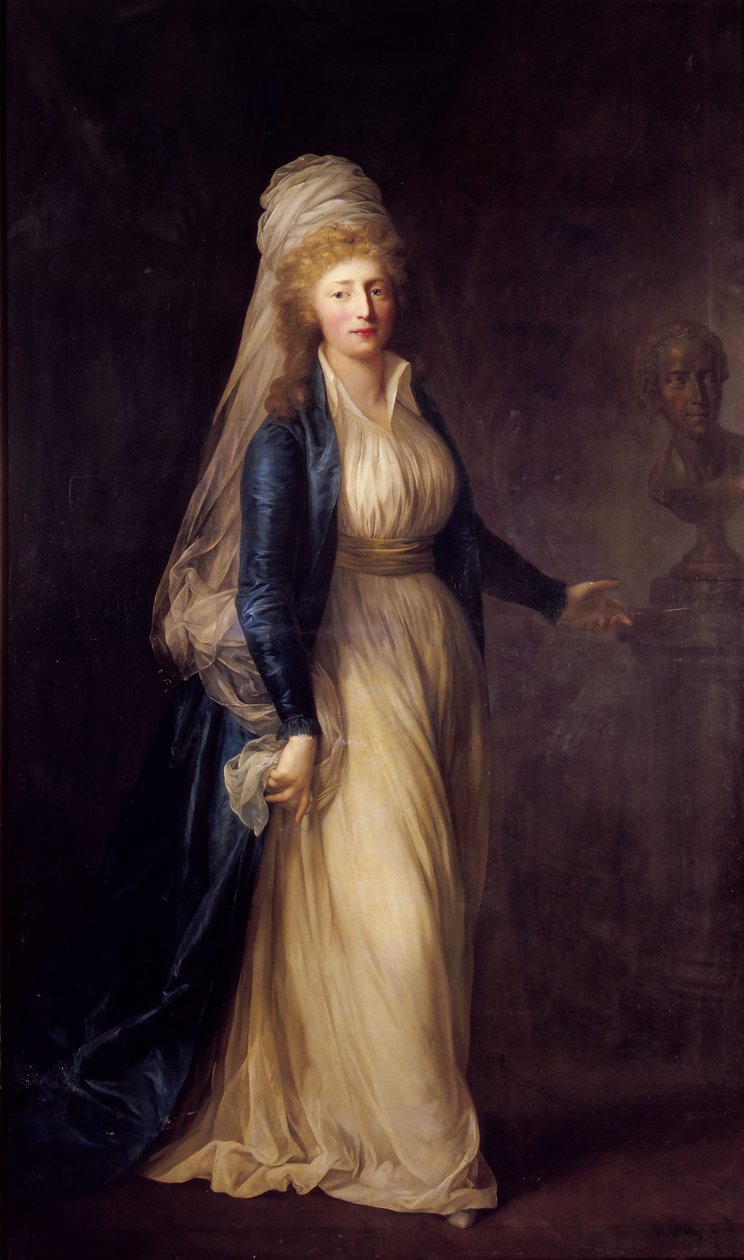 Porträt von Prinzessin Louise Auguste von Dänemark (1771-1843) von Anton Graff