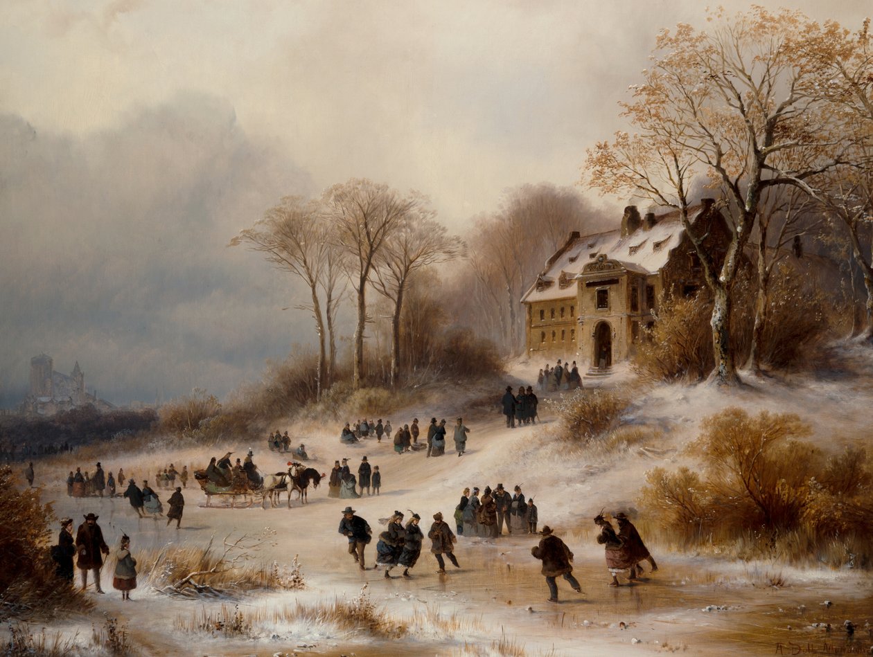 Winterlandschaft von Anton Doll