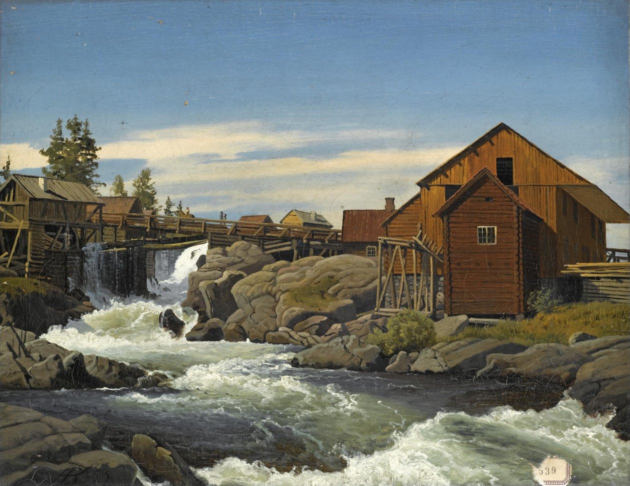 Von Hønefoss von Anton Eduard Kieldrup