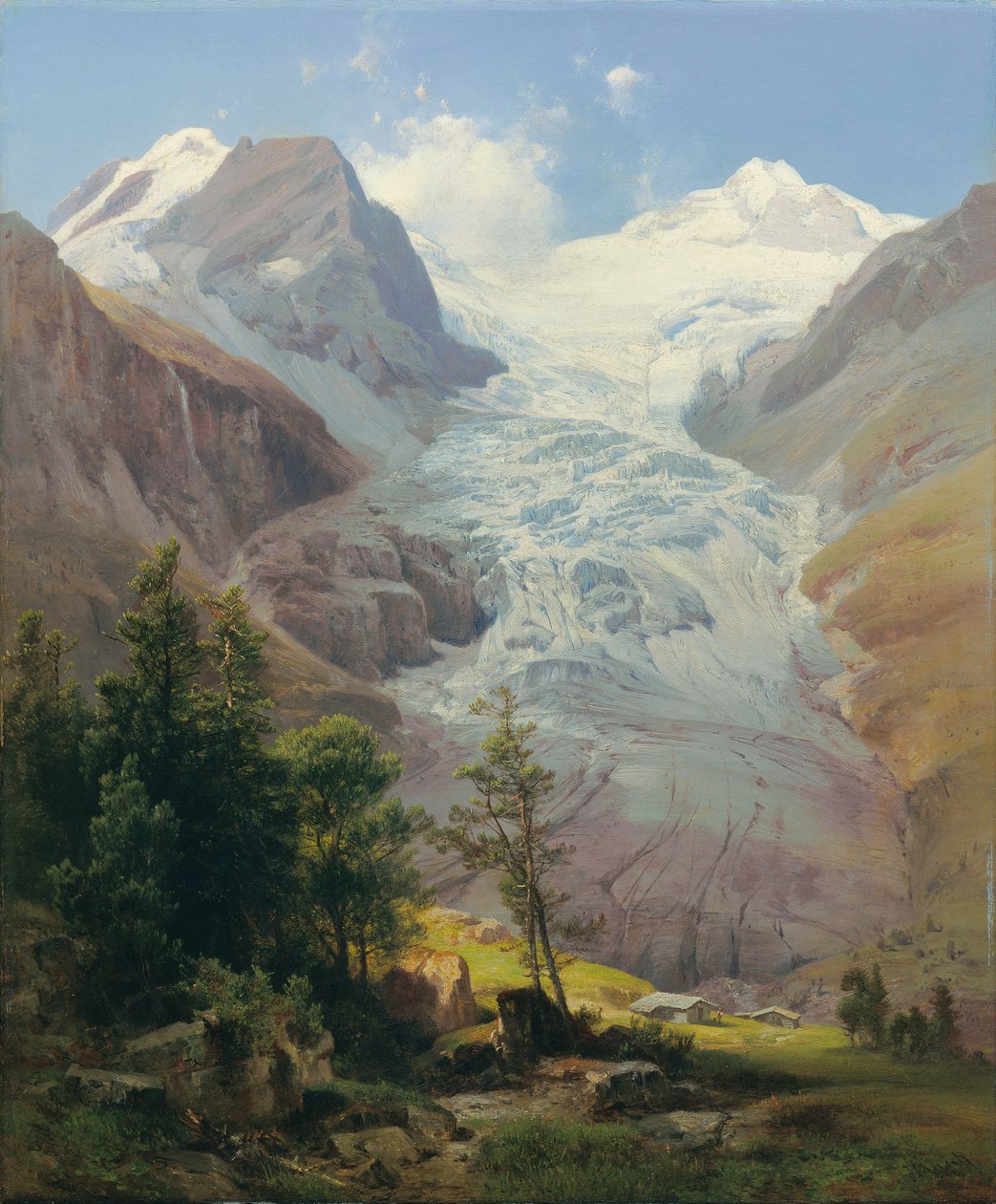 Der Palügletscher von Anton Hansch