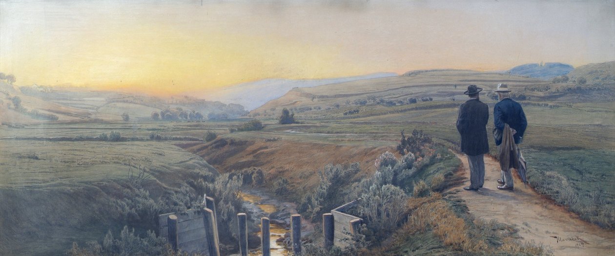 Spaziergang am Krottenbach von Anton Hlavacek