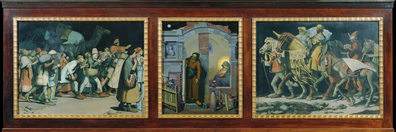 Weihnachtstriptychon von Anton Josef von Kenner