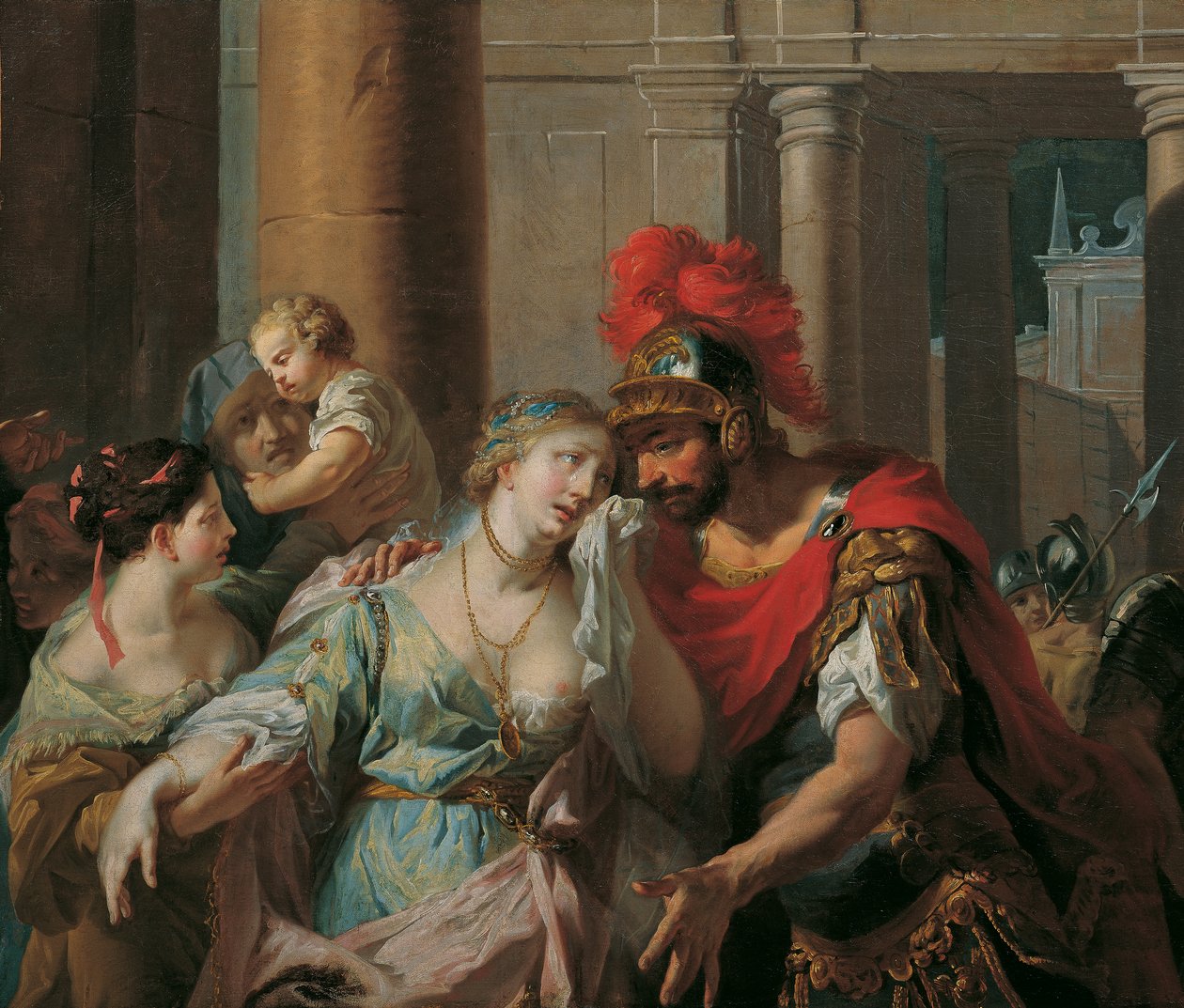 Hektors Abschied von Andromache von Anton Kern