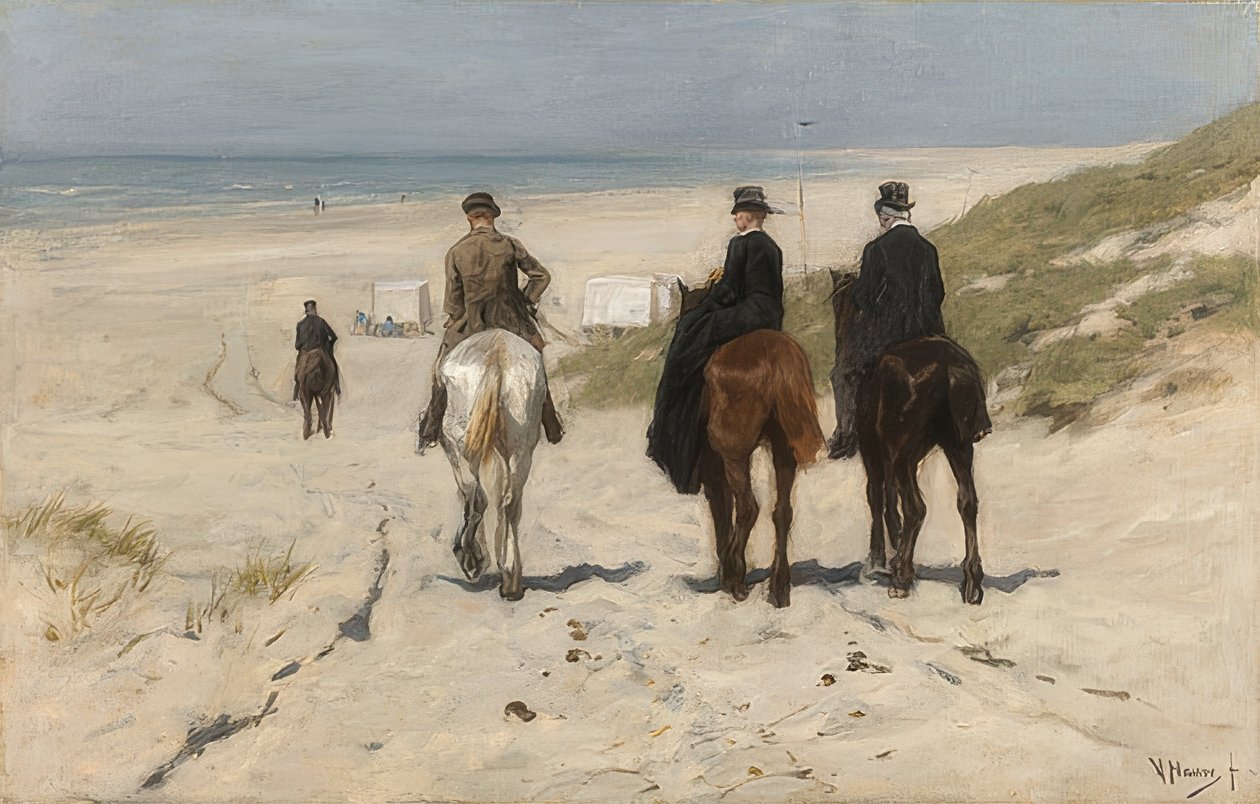Ausritt am Strand von Anton Mauve