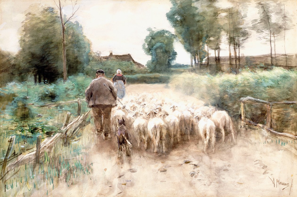Heimwärts von Anton Mauve