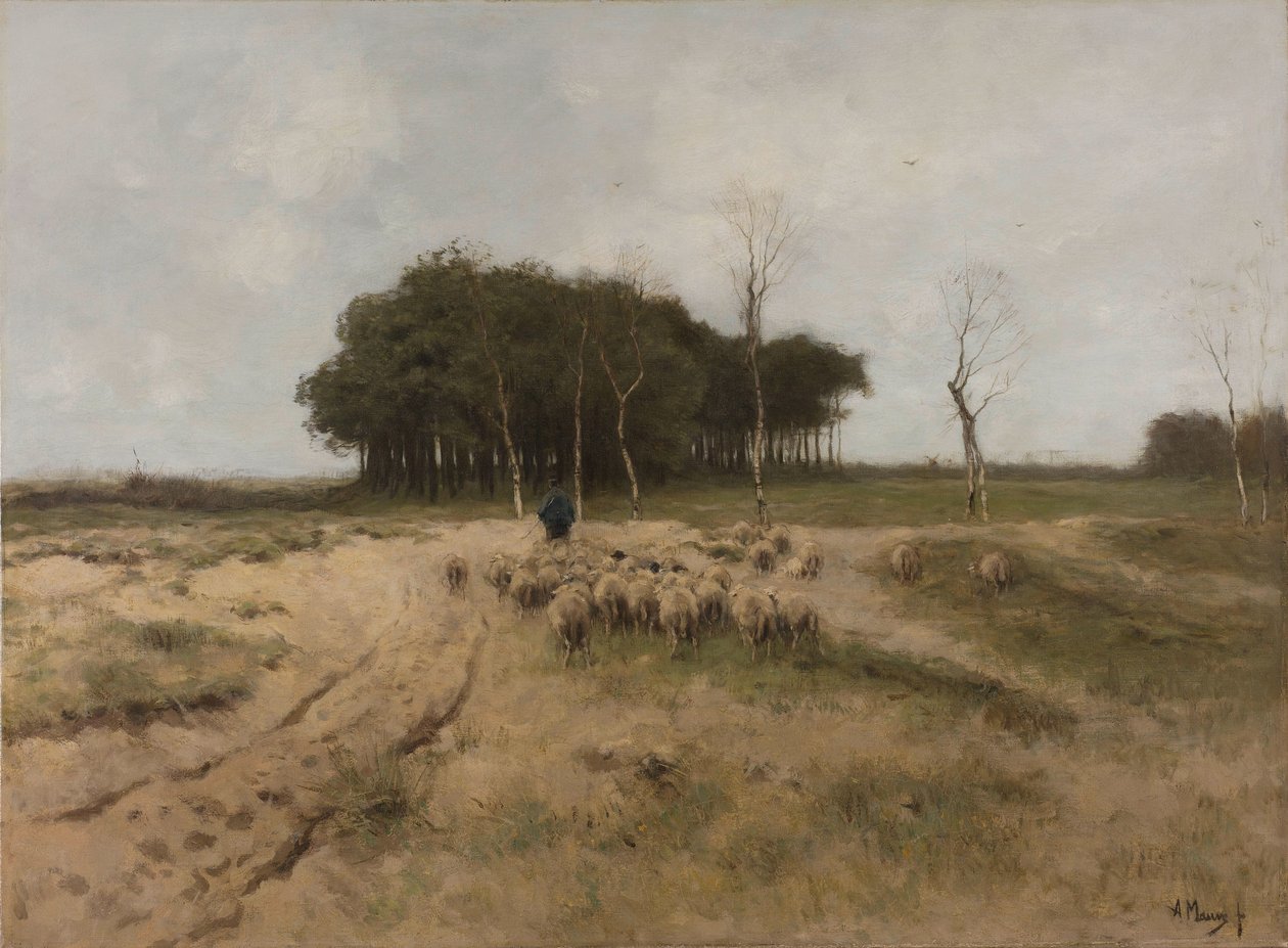 Auf der Heide bei Laren von Anton Mauve