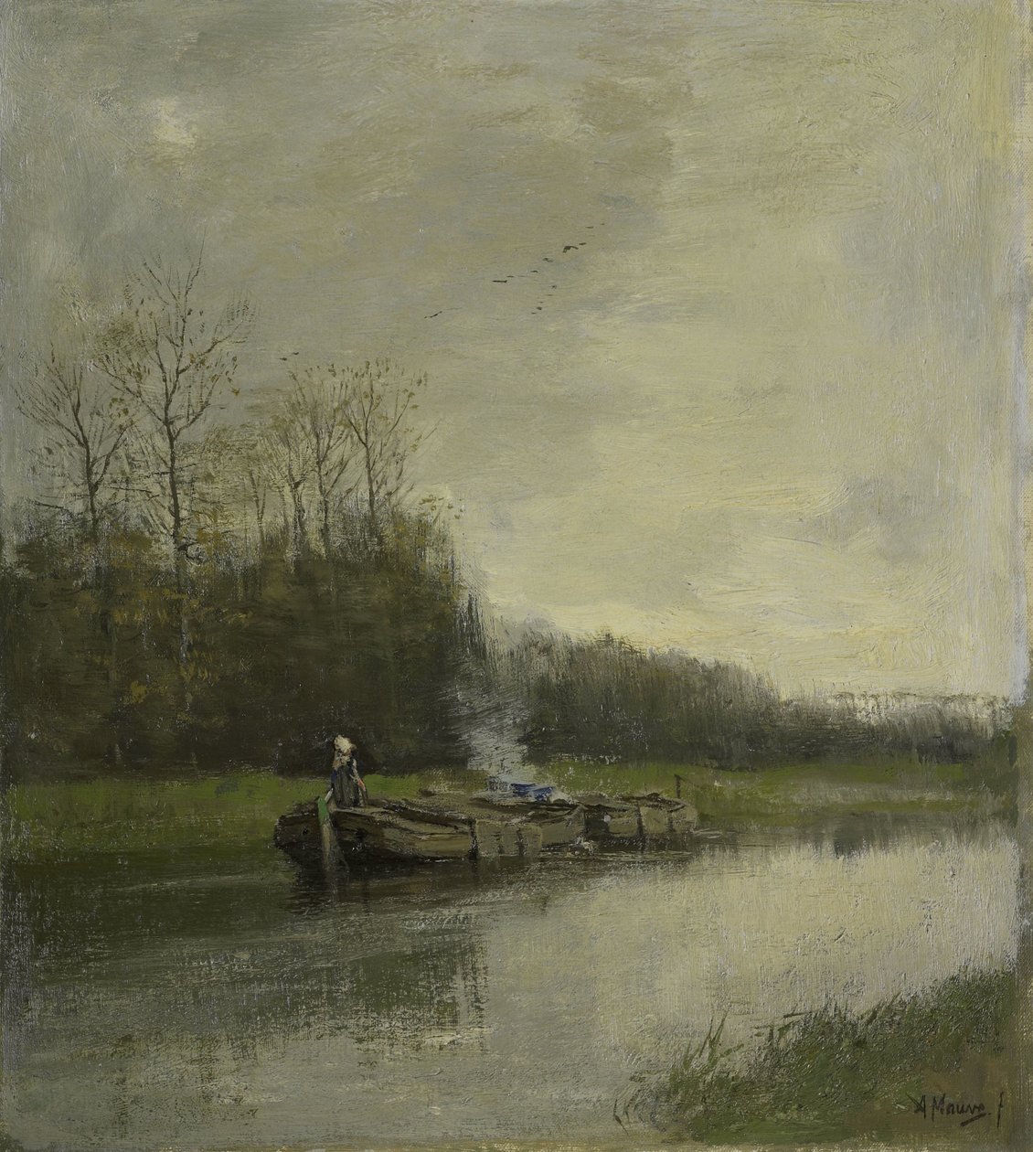 Trekvaart von Anton Mauve