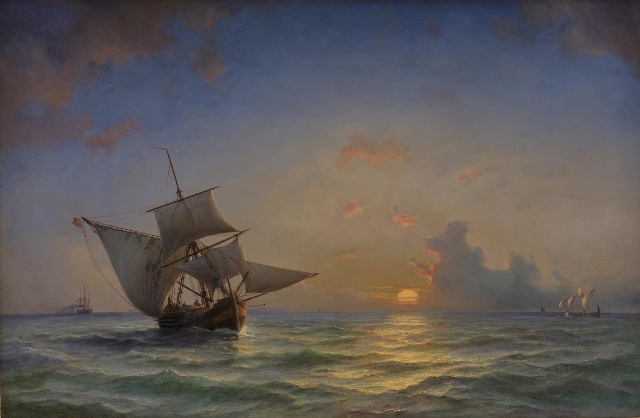 Eine Meereslandschaft von Anton Melbye