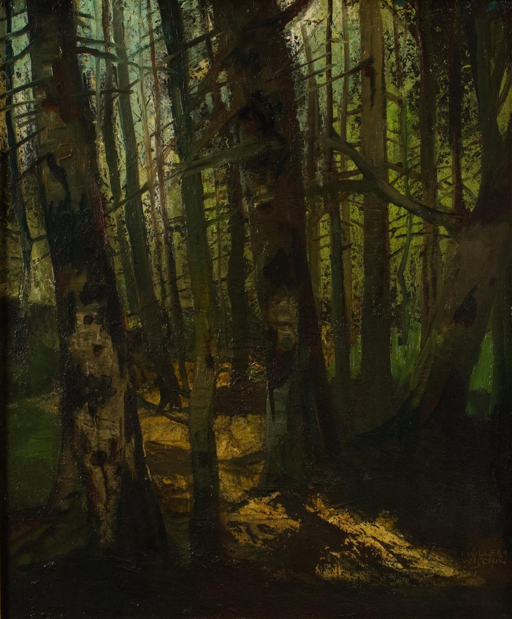 Waldlichtung von Anton Müller Wischin