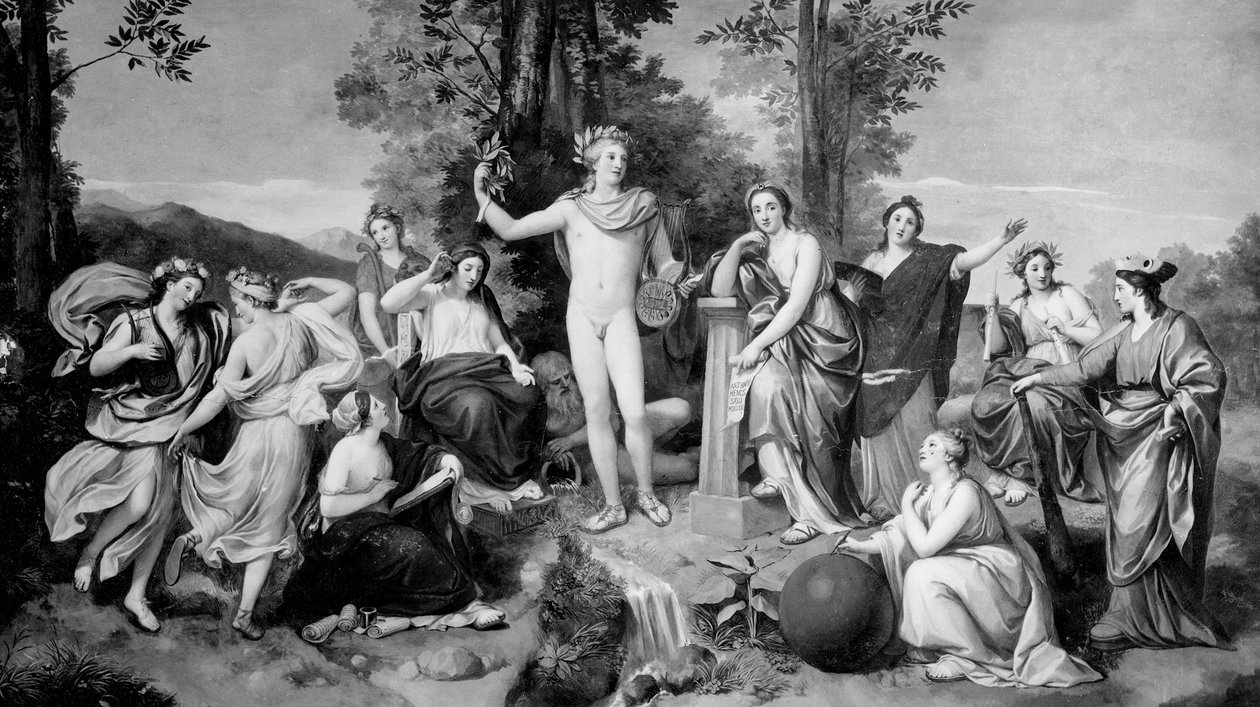 Parnassus, 1761 von Anton Raphael Mengs