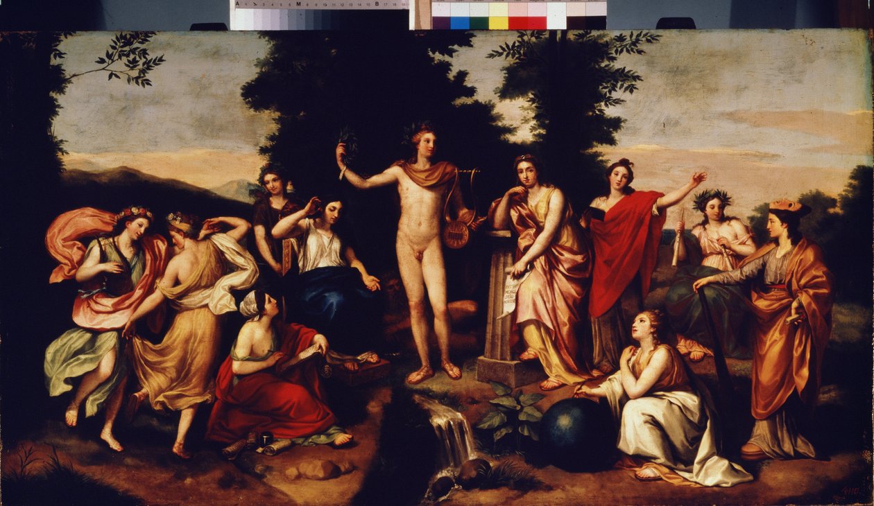 Parnass, ca. 1750-60 von Anton Raphael Mengs