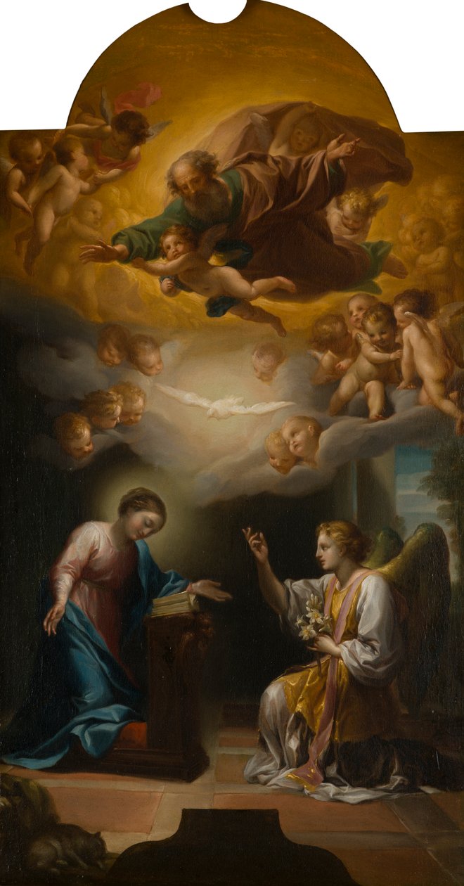 Die Verkündigung, ca. 1748-79 von Anton Raphael Mengs