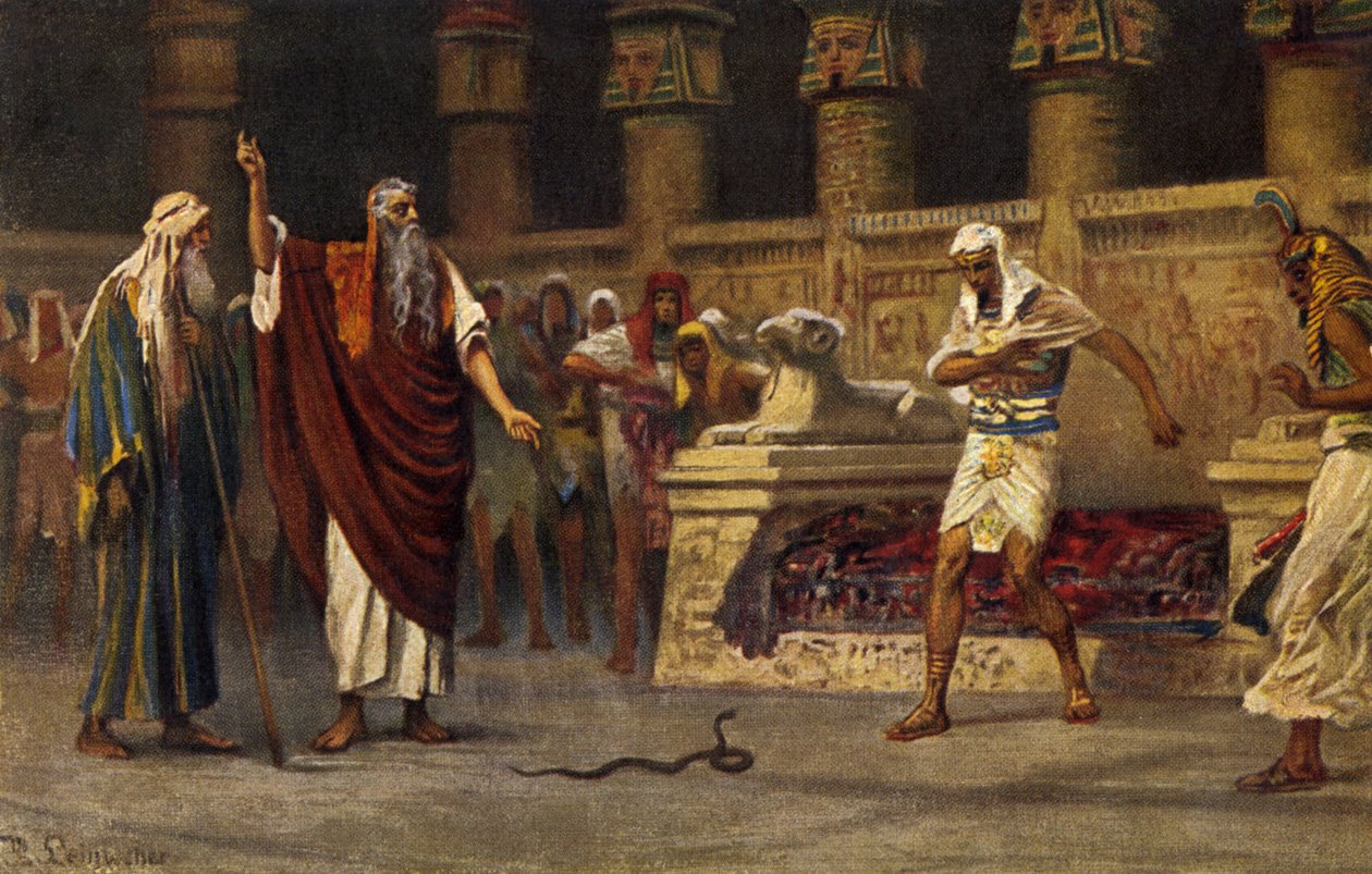 Moses und Aaron - Bibel von Anton Robert Leinweber