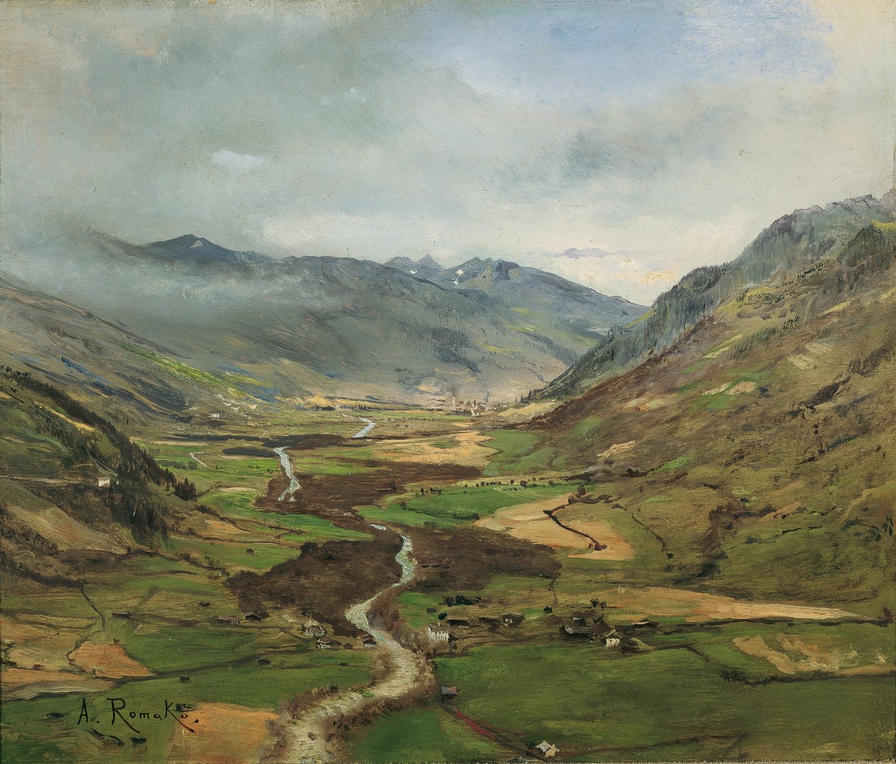 Das Gasteinertal II von Anton Romako