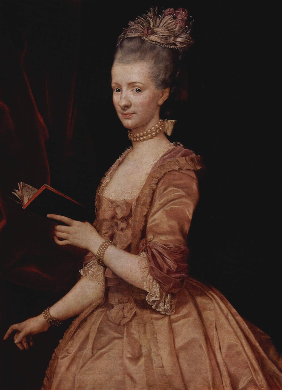 Porträt einer Frau von Anton von Maron